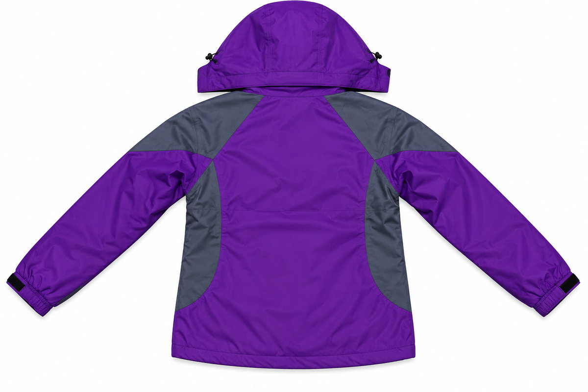 unisex 3 in 1 hooded jacket with removable fleece lining & zip pockets – 6 color