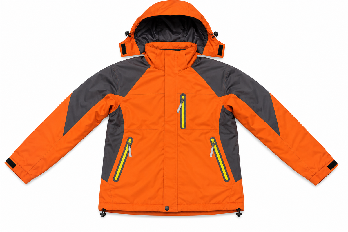 unisex 3 in 1 hooded jacket with removable fleece lining & zip pockets – 6 color